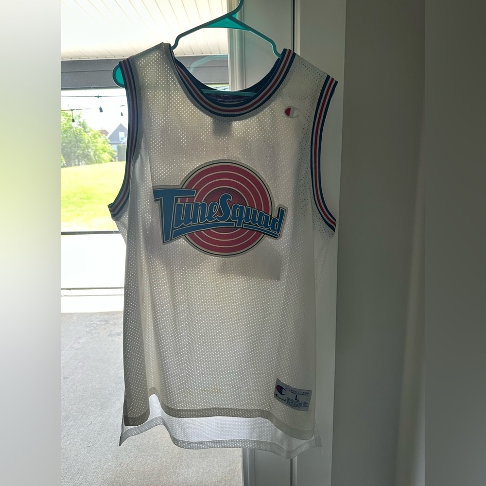 Champion Tune Squad White Basketball Jersey